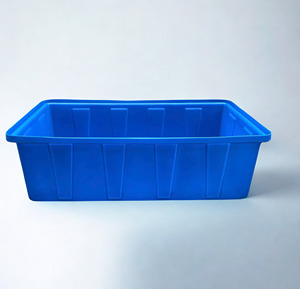 Réservoirs en plastique rectangulaires de qualité industrielle – Robustes, multi-tailles, idéaux pour la teinture, l'aquaculture et le stockage - Product Image 1