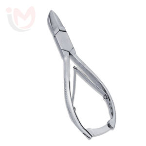 Professional Straight Blade Nail Nippers Double Spring Handle Lock Stainless Steel Manicure Pedicure Tool Wide Jaw Finger - Product Image 4