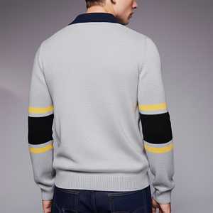 Camiseta de Hombre de 3 Botones, Sólida, Transpirable, 100% Algodón, Tejido de Punto, Corte Holgado, con Logotipo Personalizado Impreso por Transferencia de Calor - Product Image 6