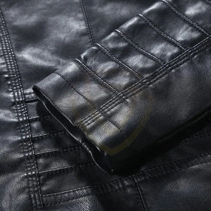 Veste en cuir pour femme respirante de haute qualité, style tendance, nouveau modèle, fermeture éclair décontractée, veste en cuir pour femme - Product Image 4