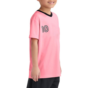 OEM Kids Soccer Team Uniform Custom Football Jersey Set Polyester Quick Dry Sportswear For <b>Boys</b> And Girls - Product Image 3