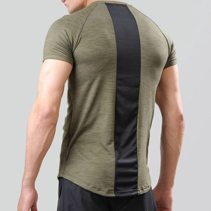 เสื้อยืดออกกำลังกายผู้ชาย ระบายอากาศ แห้งเร็ว ขนาดสั่งทำ ผ้าฝ้าย 100% ทรงหลวม แขนสั้น พิมพ์ลาย - Product Image 2