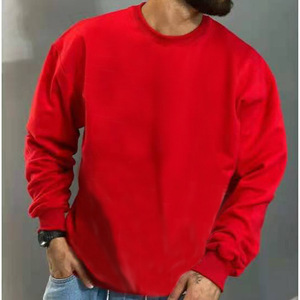 Winter Front Eco-Friendly <b>Men's</b> <b>Sweatshirt</b> for Autumn and Winter Solid Color <b>Men's</b> Long Sleeved Trendy <b>Men's</b> <b>Sweatshirt</b> - Product Image 6
