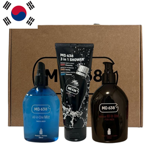 Ensemble de soins de la peau pour homme à l'acide hyaluronique organique, blanchissant et parfumé, marque privée, fabrication coréenne OEM ODM, hydratant et régulateur de sébum - Product Image 1