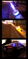 Feux de signalisation solaires LED industriels OWLEYE SWL12 avec portée de plus de 1000 m - Rotation/clignotement puissant IP66 -20~80°C