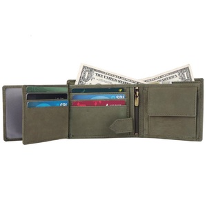 Hot Sale on Genuine Cowhide Leather Men's Purse with Bifold Design, Multiple <b>Card</b> Slots for Business and Travel For Sale - Product Image 4