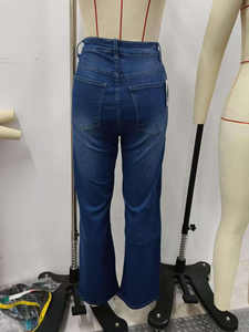 Pantalones Vaqueros de Diseño Único, Estilo Retro Americano, Holgados, de Pierna Recta, para Mujer - Product Image 4