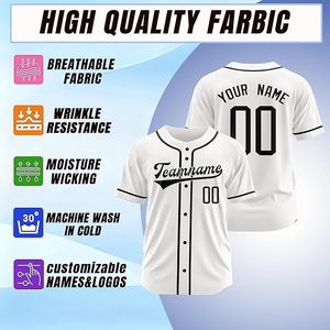 Custom Baseball Jersey, Custom Jersey Baseball Name, Number Logo, Baseball Jersey Customize for Men Women Youth - Product Image 3
