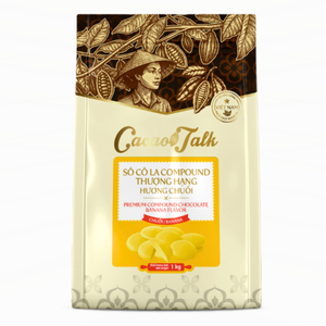 Produit phare en gros : Ingrédients de pâtisserie en chocolat composé massif, utilisant du chocolat banane HALAL, en blocs de cacao, 1KG 10KG OEM/ODM - Product Image 1
