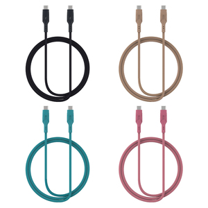 2026 Durable Type-C 60W Fast Charging Cable Pure Copper <b>Braid</b> PVC Jacket 1M for Power Bank Car Android IOS Mobile Phones - Product Image 1