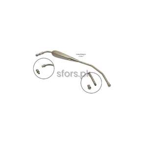 Cánula Curva para Sinusos, Cánula Dental de Succión de Acero Inoxidable, Tubo de Succión para Sinusos, Instrumento Quirúrgico Manual con Certificación CE - Product Image 6