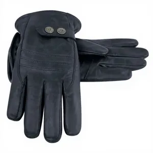 Gants en cuir élégants de qualité supérieure, longueur poignet, non doublés, thermiques et respirants, pour la chaleur hivernale, usage quotidien, décontracté et voyage - Product Image 4