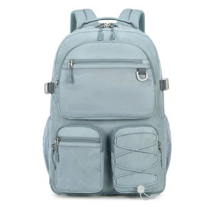 Strong Durable Polyester Fabric Elegant Design Large <b>Storage</b> Water-Proof Unisex Travel Backpack Zipper for Business Travel - Product Image 1