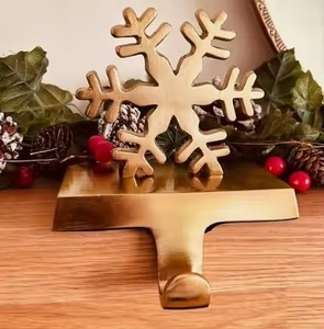 Elegant Metal <b>Stocking</b> <b>Holder</b> for Holiday Decoration and Gift Presentation - Product Image 4