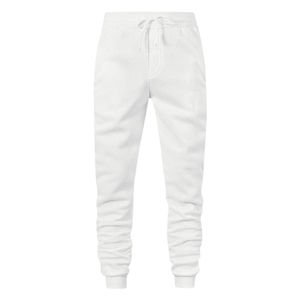Custom Blank Solid <b>White</b> Tracksuit Heavyweight Cotton Fleece Pullover Hooded Sweatshirt and <b>Joggers</b> Set for Men Manufacturer - Product Image 3