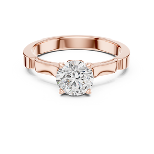 Bague de fiançailles en diamant de 1 carat cultivé en laboratoire, bague solitaire en or 18 carats, Royaume-Uni |   Bague de fiançailles brillante |   Bijoux de mariée classiques et luxueux - Product Image 2