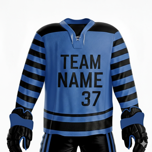 Uniformes de Hockey Personalizados al por Mayor de Fábrica OEM, Camisetas de Hockey sobre Hielo Transpirables de Malla, Uniformes de Hockey en Blanco para Equipos |   Jersey de Hockey sobre Hielo con Logotipo Personalizado - Product Image 4