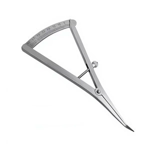 Calibre angulaire de 4,5 pouces de long pour la cartographie osseuse, instrument de mesure 0-40 mm avec échelle de précision pour la dentisterie, la chirurgie, l'orthodontie et les implants - Product Image 3