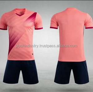 Uniforme de Fútbol Personalizado al por Mayor, 100% Poliéster, Económico, Conjunto Deportivo para Hombre, Transpirable, con Logotipo - Product Image 4
