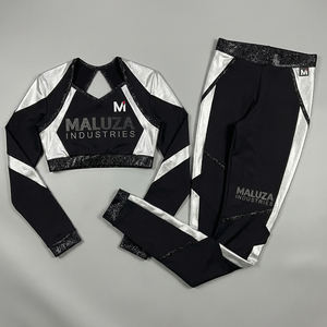 Uniforme de Porristas Personalizado por Sublimación, Uniforme de Baile de Alta Calidad para Chicas, Ropa Profesional para Equipos de Baile, Conjuntos Deportivos con Logotipo - Product Image 1