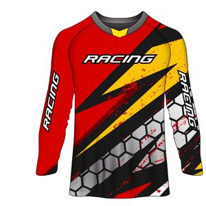 Servicio OEM, Traje de Motocross Cómodo, Jersey de Sublimación para Piloto de Motocross, Jersey de Manga Larga para Carreras de Alta Velocidad - Product Image 5