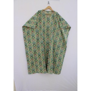 SHYAM EXPORT Bata de Verano Casual para Mujer, 100% Algodón, Estampado Floral, Manga Corta, Cuello en V, con Cordón Ajustable, Transpirable - Product Image 5