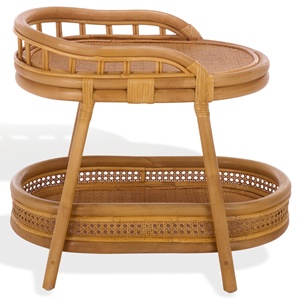 Rattan doll changing table <b>cheap</b> price kids pretend play toy natural cane dolls change tables - Product Image 1