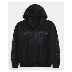 Sweat à capuche pour homme, coupe classique, imprimé, en coton 100%, réversible, anti-transpiration, écologique, de qualité supérieure - Product Image 6