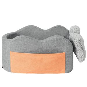 Seggiolino Auto Regolabile per Cani di Piccola Taglia con Clip per Bracciolo e Guinzaglio per Proprietari di Auto con Cuccioli - Product Image 5