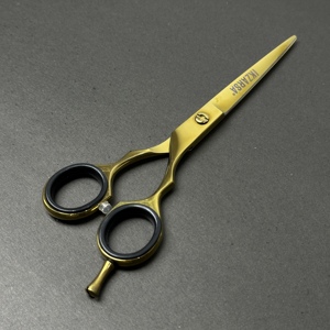 Ciseaux à effiler pour barbier, personnalisables, très demandés, avec manche en plastique et lame en acier inoxydable à pointe affûtée - Product Image 2