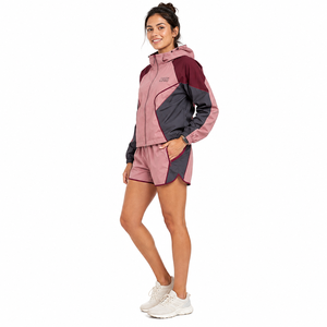 Ensemble de survêtement coupe-vent 2 pièces pour femme en tissu technique tissé, imperméable, écologique, streetwear, pliable - Product Image 1