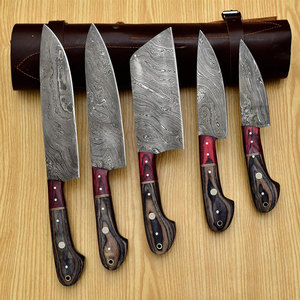 Modern Damascus Steel <b>Kitchen</b> Knife Set With Stylish Design And Practical Function For Everyday <b>Kitchen</b> Tasks - Product Image 2