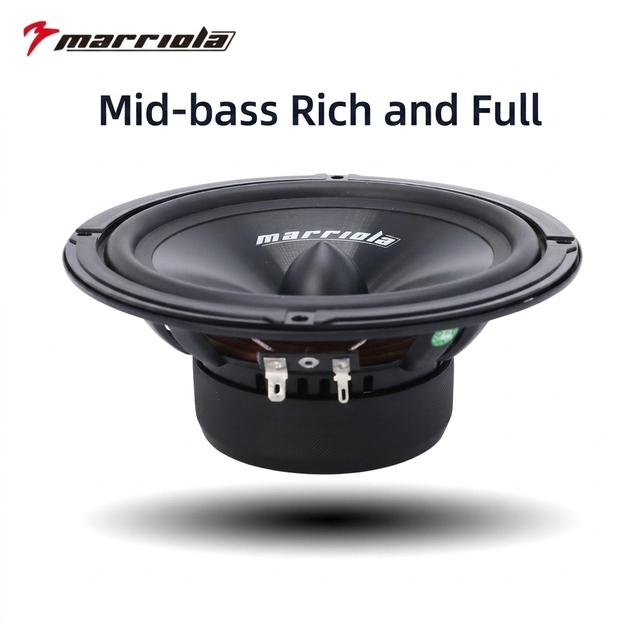 Professional Marriola SQ-RS6 6.5 Inch 80W Max 4 Ohm Coaxial Car Audio Speaker for Vehicle Door Upgrade System