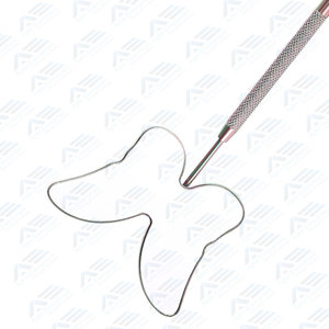 Caractéristiques anti-buée Outil essentiel pour les cils Miroir papillon pour cils à polir à l'argent Produits de beauté et de soins personnels - Product Image 4