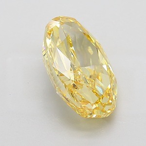 Diamant ovale jaune vif de qualité supérieure, 5,01 carats, certifié VS2, pierre non montée pour bijoux haut de gamme - Product Image 4