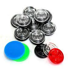 Jeu de Carrom en Bois avec Pièces en Acrylique et Matériaux Mixtes – Jeu de Stratégie Éducatif Portable pour Fêtes et Jeux en Famille - Product Image 2