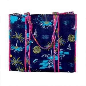 Handmade Boho Floral Quilted Cotton Tote <b>Bag</b> Eco-Friendly Sustainable Design Daily Handle Reusable Logo <b>Gifts</b> - Product Image 5