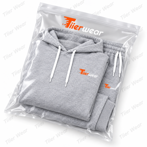 Ensemble de survêtement gris 100 % coton pour homme, respirant, avec pantalon de jogging et sweat à capuche en molleton, design personnalisé - Product Image 6