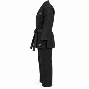 Kimono de BJJ Rits para Niños, Negro, 100% Algodón, Corte Regular, Ropa de Artes Marciales Resistente y Transpirable, Personalizable, con Cierre Frontal Rápido - Product Image 5