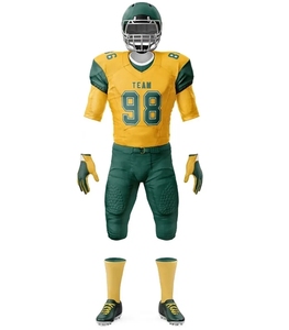 Uniforme de football américain de haute qualité à prix raisonnable, unisexe, confortable, léger, imprimé sur le devant, séchage rapide, 100% polyester - Product Image 5