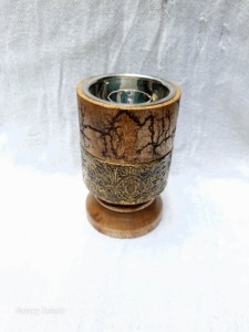 Brûleur d'encens en bois de manguier sculpté à la main, diffuseur aromatique toutes saisons, fait main, écologique, pour usage religieux, caractéristique régionale arabe - Product Image 3