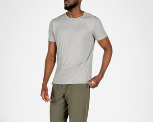 Camiseta Personalizada al por Mayor para Hombre, de Cuello Redondo, Ajuste Holgado, Estilo Urbano, con Lavado Ácido, de Tela Gruesa - Product Image 5