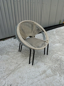 Ensemble bistrot lounge moderne et élégant en osier Chaises à tissage ouvert pour balcon extérieur, patio et villa Fabriqué au Vietnam pour les hôtels - Product Image 5