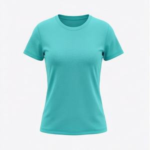 T-shirts décontractés pour femmes, respirants et légers, vêtements d'extérieur tendance, dernier design, séchage rapide, couleur personnalisée, hauts de sport - Product Image 1