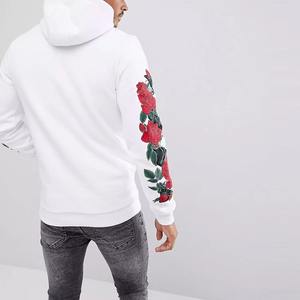 Nouveauté - Sweat à capuche en polaire pour homme avec logo personnalisé brodé et imprimé numériquement - 100% coton respirant - Service OEM - Product Image 6
