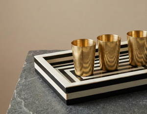 Vase de table Art Déco élégant en os naturel incrusté, couleur personnalisée, plateaux de rangement – Qualité supérieure par PERFECT ENTERPRISES - Product Image 1