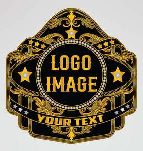 Cinturón de Campeonato de Lucha Libre Personalizado, Metal Negro, Logotipo Dorado, Número en las Cuatro Placas Laterales, Grosor de 2mm/4mm, Equipo Deportivo, Trofeo, Premio - Product Image 2