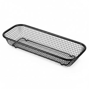Escurridor de Platos de Acero Inoxidable con Cesta de Drenaje, Bandeja Recolectora de Agua, Soporte para Cucharas, Organizador de Utensilios Sobre el Fregadero, Plateado, para Encimera de Cocina - Product Image 1
