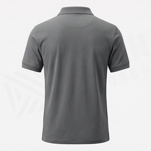 เสื้อโปโลผู้ชายผ้าฝ้ายคลาสสิก ไซส์ใหญ่ คุณภาพสูง รับออกแบบโลโก้ ชุดยูนิฟอร์มกอล์ฟ สีตามสั่ง ทรงพอดีตัว - Product Image 2