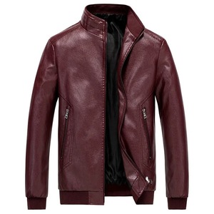 2026 New Arrival High Quality Customized <b>Men's</b> Knitted Coated Leather Breathable <b>Sherpa</b> Lined Streetwear Vintage <b>Jacket</b> Stand - Product Image 2